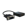 Approx Adaptador VGA a HDMI APPC25 Negro